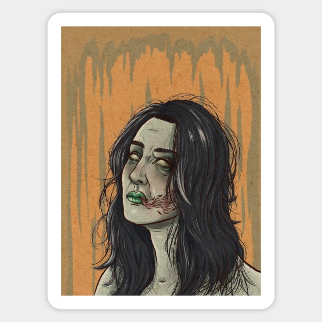 Zombie Girl Sticker by IntraSomnium